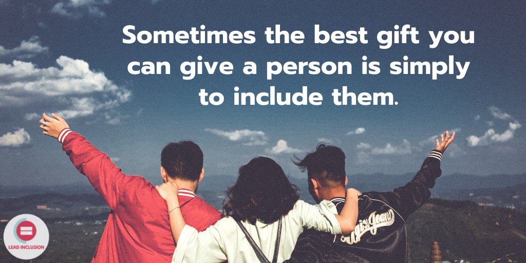 ❤️Sometimes the greatest gift you can give a person is simply to include them. #LeadInclusion #edchat #ecechat #kidsdeserveit #JoyfulLeaders