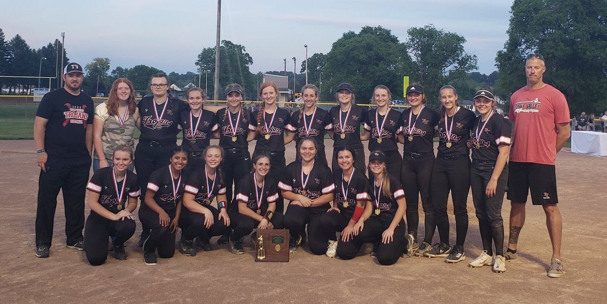 Congratulations to our softball team as they defeated Martin's Ferry 12-5 tonight to win the district championship!