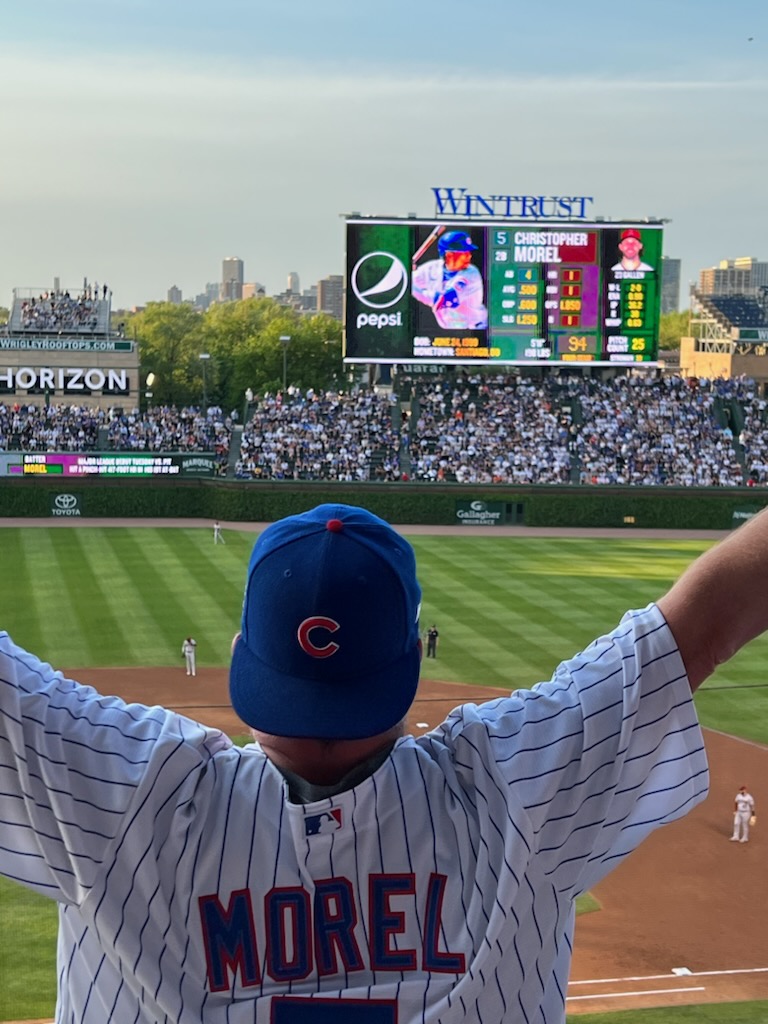 vankula's tweet photo. Hey @Cubs can you confirm this is the first Christopher Morel jersey?? Outside of his @obvious_shirts @Soundcaresser @wrigleyreport @bleedcubbieblue https://t.co/lrifxcDgny
