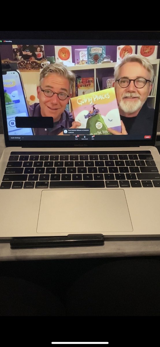 Such a fantastic time hanging out with Peter and Paul Reynolds on the Storytime Magic with Novel Effect webinar. @peterhreynolds @Novel_Effect @kerszi #readaloudmagic #goingplaces