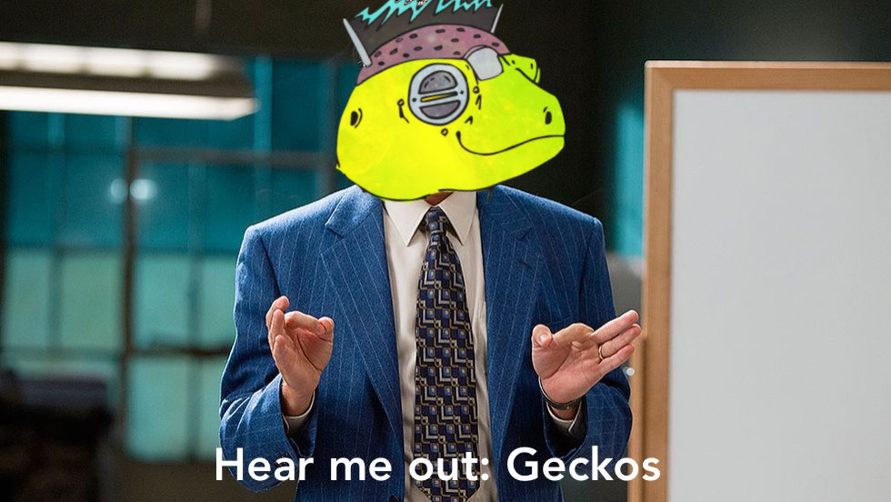 OnlyFuds's tweet photo. You can't deny it: @GalacticGeckoSG Geckos all over the timeline these days. Checks Bird App: Geckos on Bird App. Checks @nftinspect: Geckos on Inspect. Geckos Are Going to Make It. #GAGMI 🦎🦎🦎 https://t.co/yADeRa1dMG