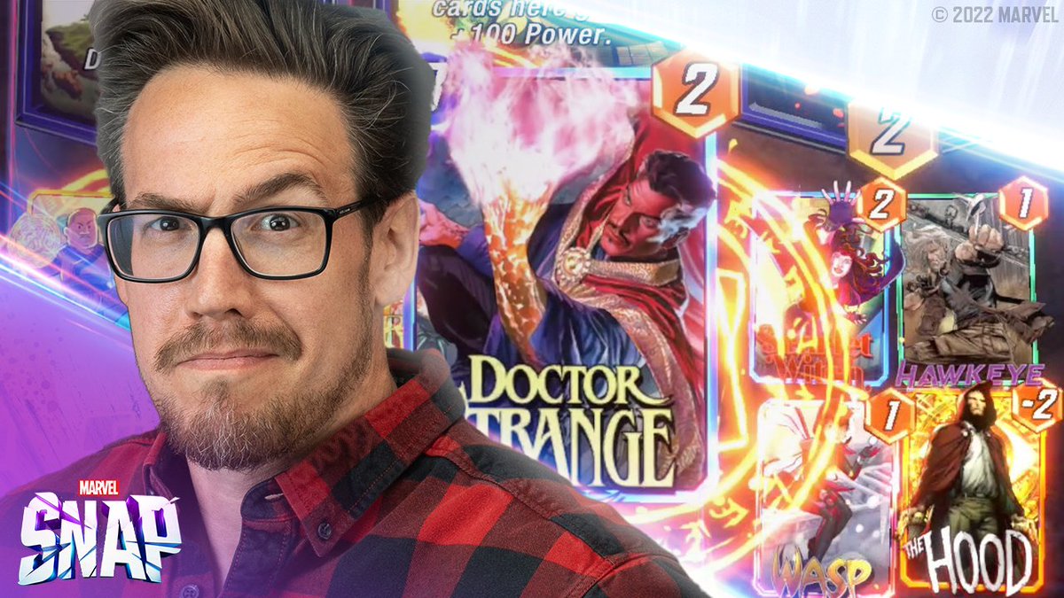 MARVELSNAP's tweet photo. The best way to learn about MARVEL SNAP is to see it in action—with @bbrode shoutcasting every moment! 

Tune in tomorrow at 5PM PT for our first Let's Play Live. https://t.co/VWntZsd57s