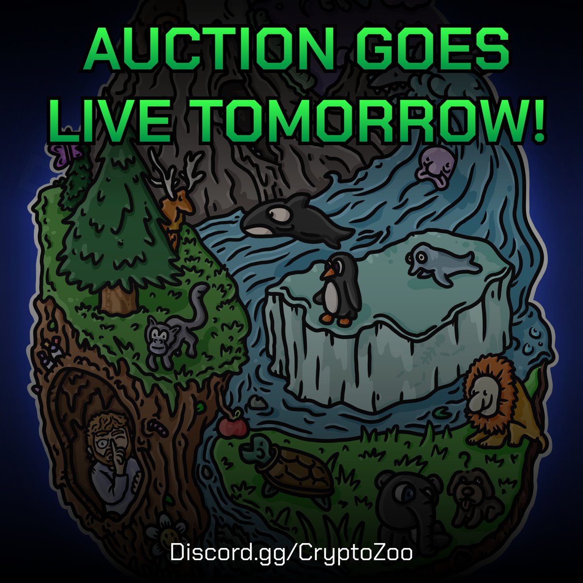 As promised in the Community Roadmap, tomorrow, May 20th, we will be auctioning off the winning design from <a href="/CryptoZooCo/">CryptoZoo</a>'s Easter Extravaganza!

The auction will be held on ZooBay.io and will last for 3 days. The starting bid is 1 $ZOO. 

May the best ZooKeeper win!