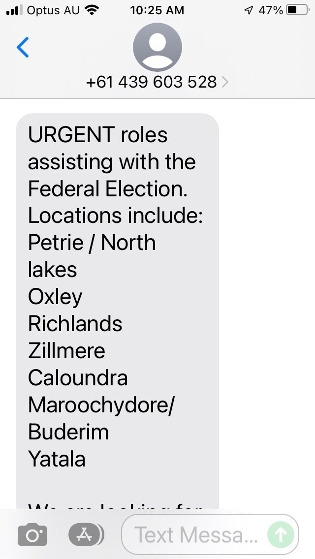 The AEC is still looking for workers for the election tomorrow! Anyone want a gig? #auspol #planning