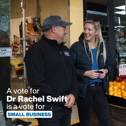 The Federal Liberal Government will continue to support small businesses and encourage jobs through:

✔️ Tax relief 
✔️ Job creation  
✔️ Expanded instant asset write off 
✔️ Red tape relief 
✔️ Helping cash flow 
✔️ Supporting small builders 
✔️ More export opportunities