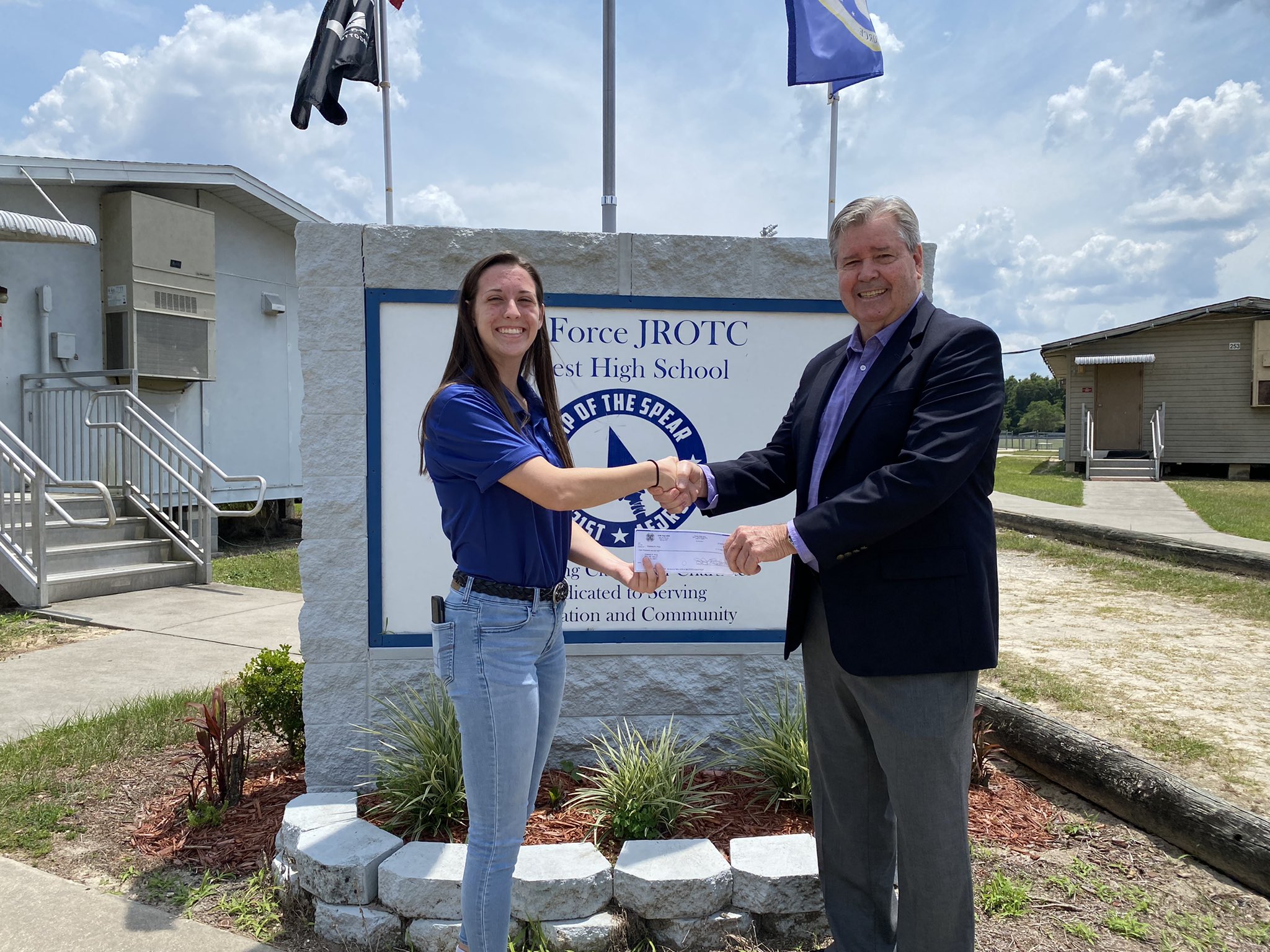 AFJROTC FL931st on Twitter "Joe Voge offered Isabella Price a 1,000 scholarship grant on