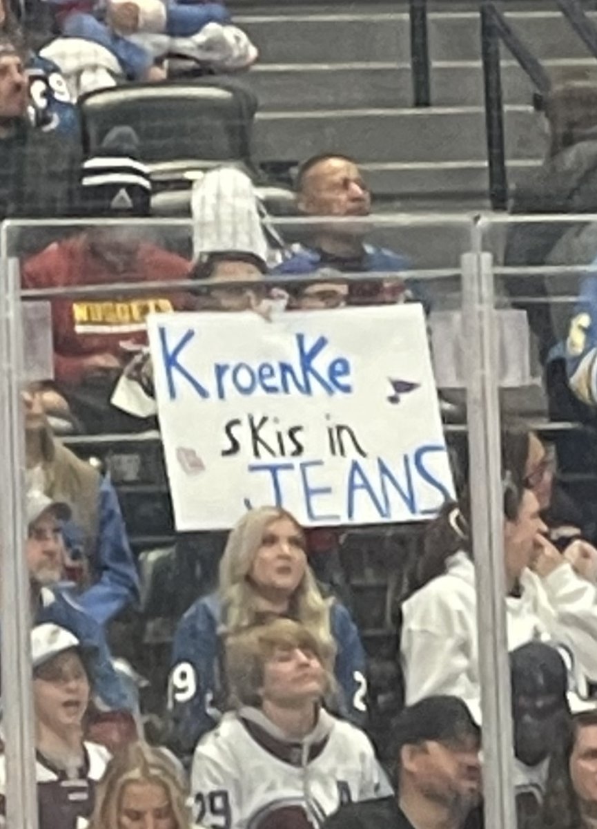 2-0 #stlblues over #Goavsgo after 2 here at Ball Arena