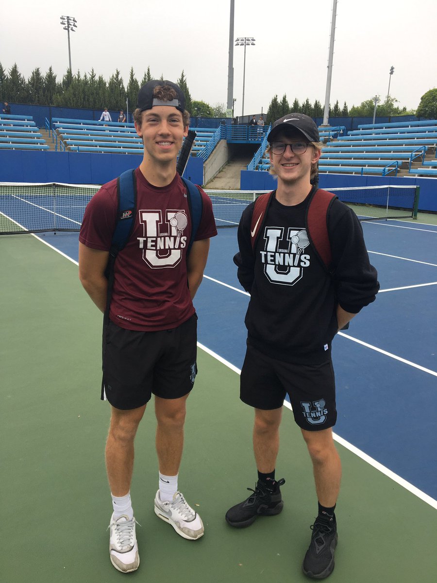 Zach and Kyle gave it their best, but fell short today in their match against Oakwood 0-6,0-6. We are very proud of their success this reason! Making back to back District appearances is no small feat.