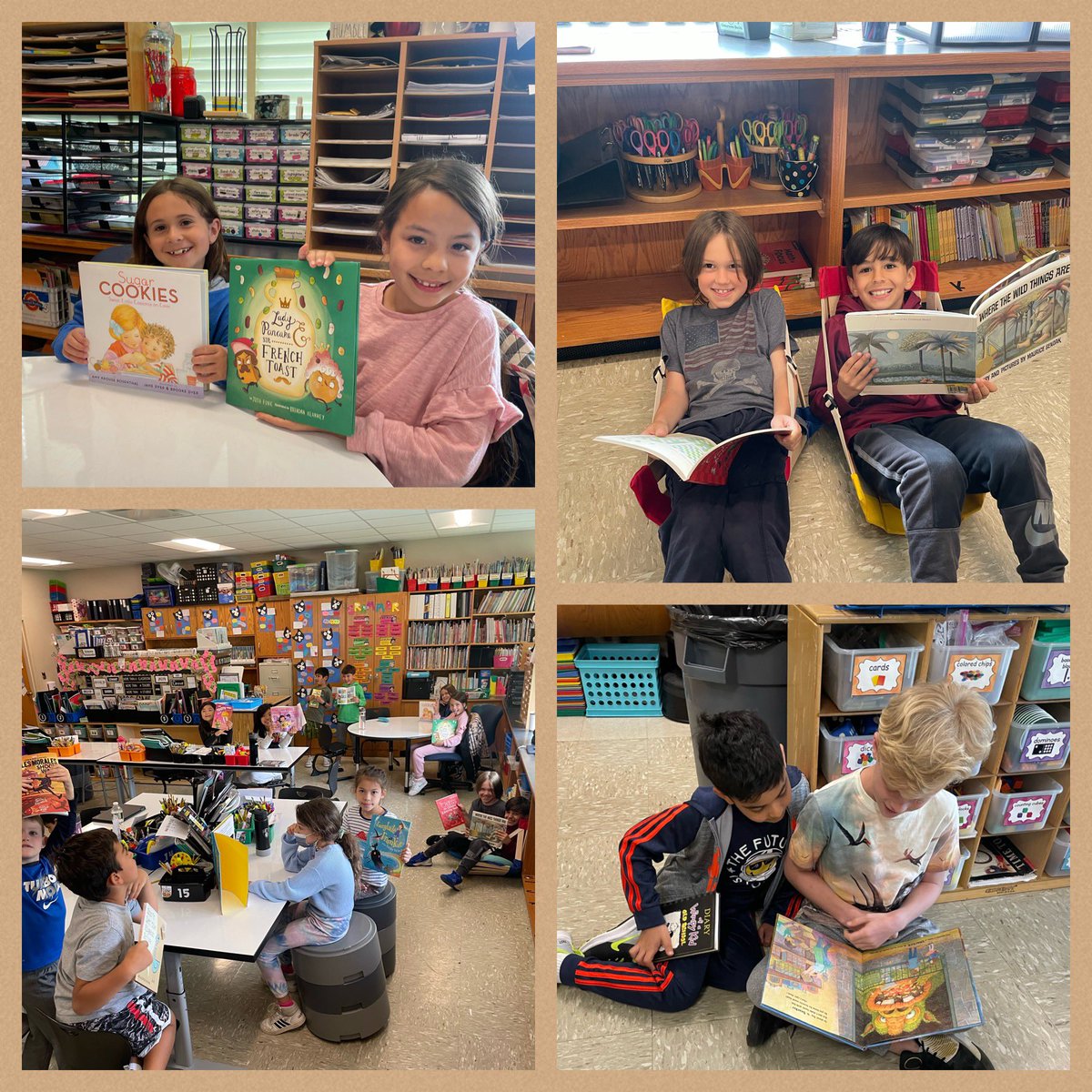 EllenZeises's tweet photo. B is for Book Day! We love reading to each other 📖 #abcCount⬇️ #jrrsfamily @JRRS_Jericho https://t.co/VnaZPoOrZ7
