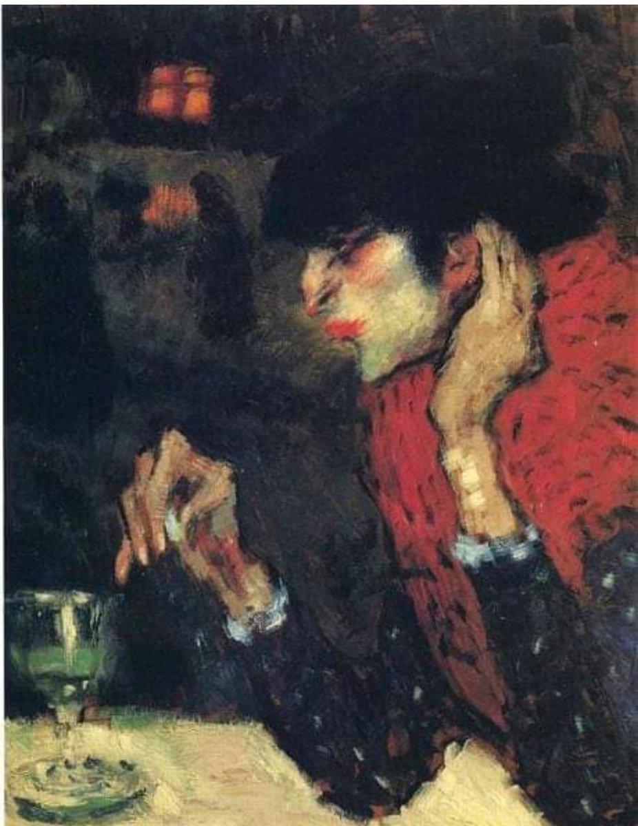 jcbo42's tweet photo. From Pablo Picasso - 1881-1973
The absinthe drinker - 1901
Pablo Picasso https://t.co/moc09SgaW6