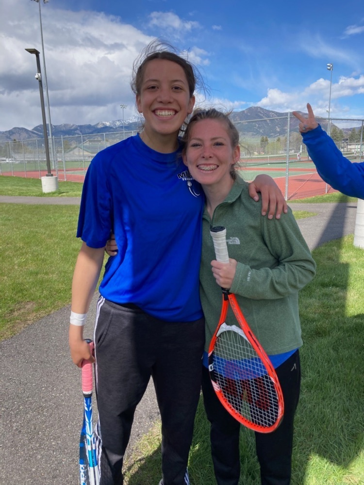 missionschools's tweet photo. Ahni and Mady won both their games today. If they beat Bigfork tomorrow at 8 (they should), they are guaranteed 3rd or 4th https://t.co/5t4zvdgm1W