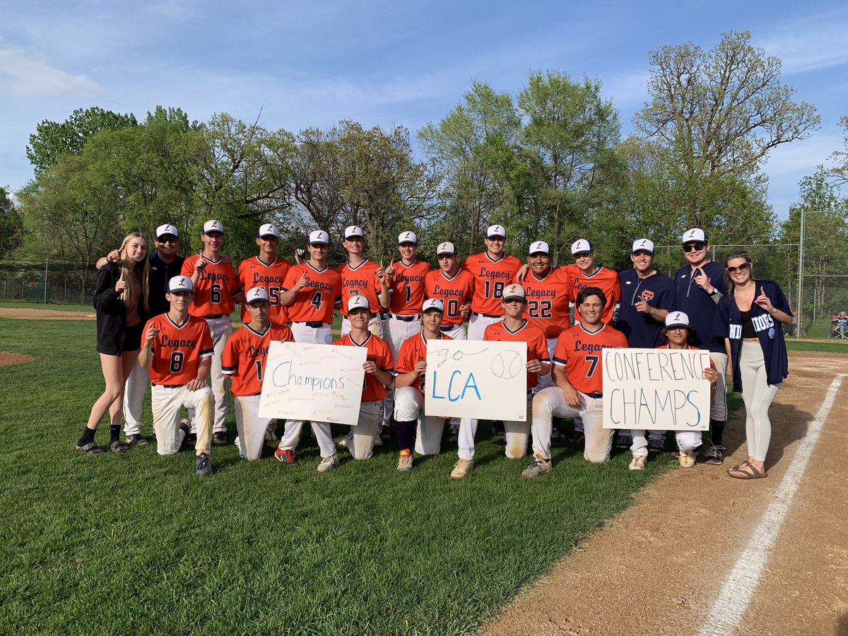 dvoxdad's tweet photo. A complete team victory with:
@DrewAlbrechtt 2-4, triple, Minks 3-4, triple, @AJChristian23 4-4, HR(7),  @andreeew_price 15Ks, 2 runs to capture the conference title for @LCA_Baseball22! https://t.co/08HqvAFmus