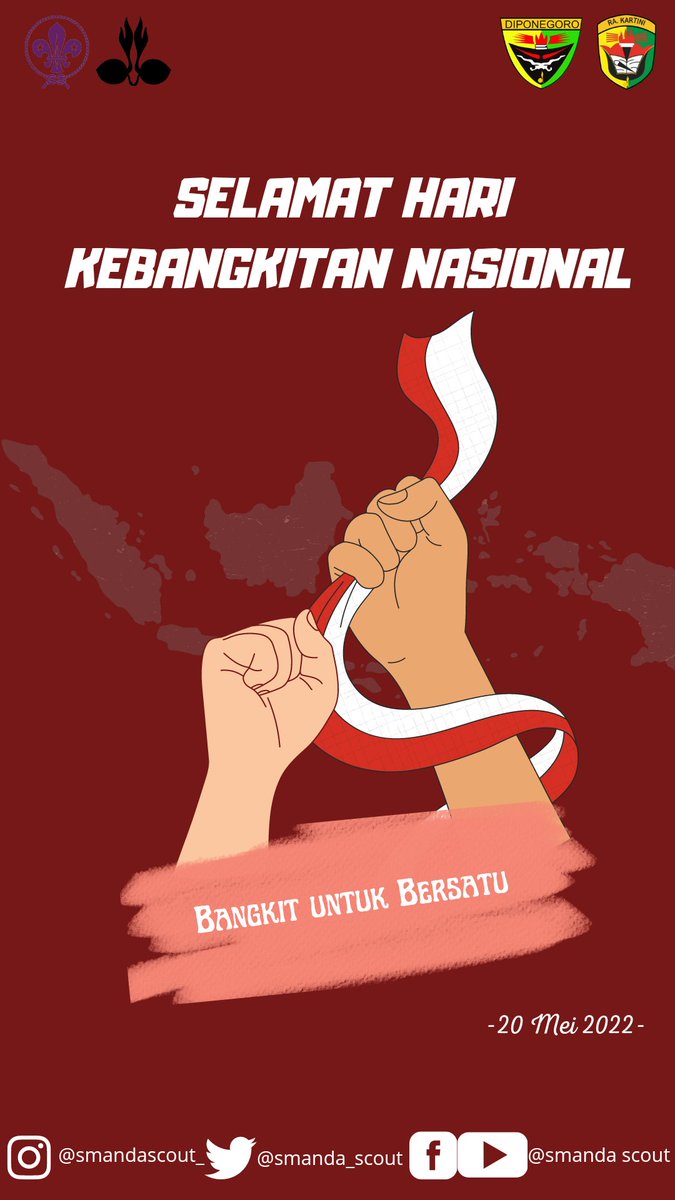 smanda_scout's tweet photo. Selamat Hari Kebangkitan Nasional ✊🇮🇩
#PramukaJateng
#kebangkitannasional https://t.co/sjVvxZJ3eh