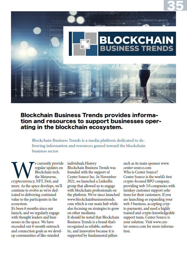 CenterSource2's tweet photo. It is a privilege for Center Source to be included in the premiere edition of the major digital magazine Wakanda 4.0. Wakanda 4.0 magazine is the first CryptoVerse magazine published in Mauritius by and for Africa.#blockchain #CenterSource #cryptocurrencynews #crypto #Metaverse https://t.co/mak4YaagH2