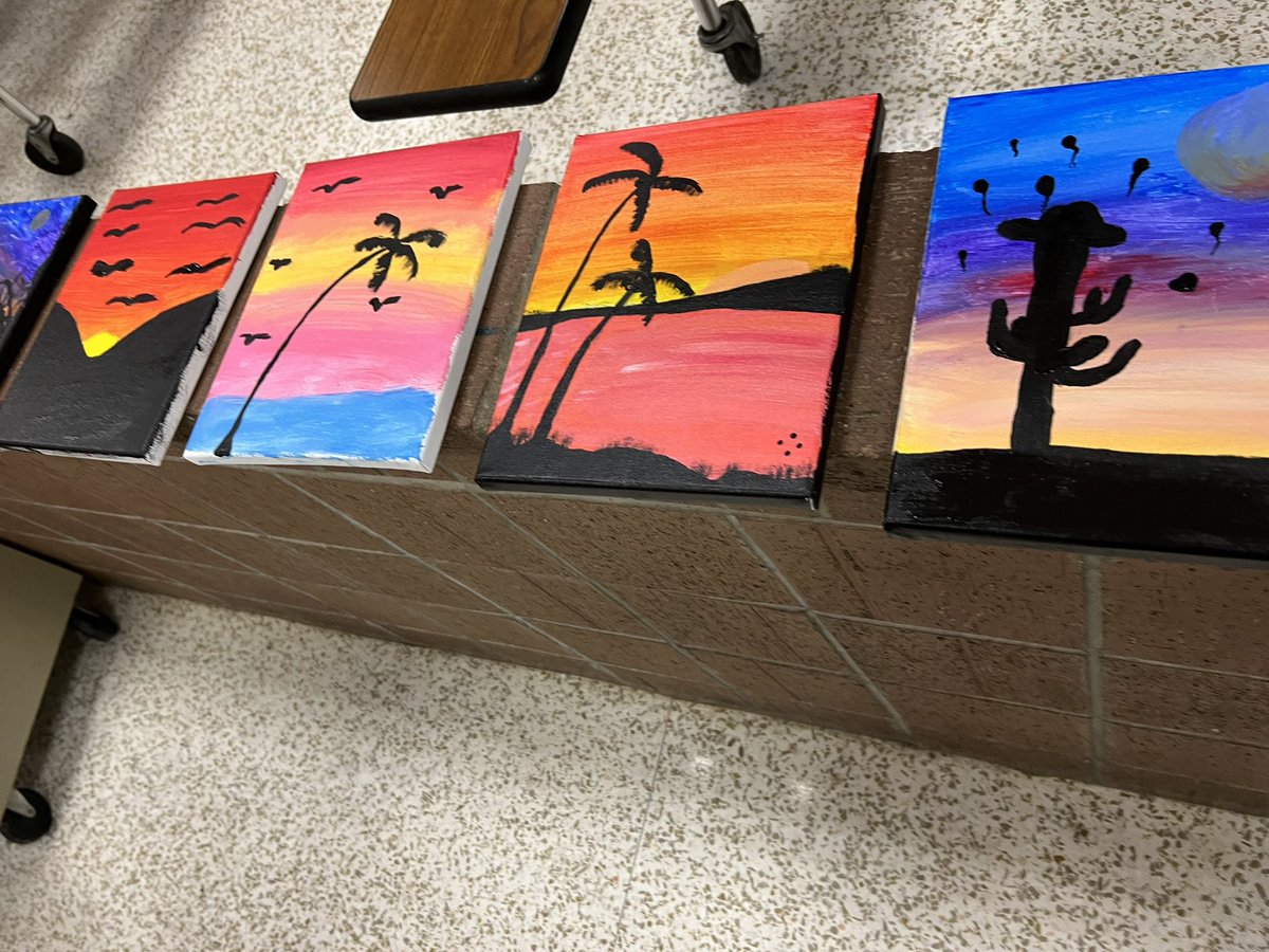 CIA Agents @ Albright (@ciaalbright) on Twitter photo Our Warrior Club students are ready for summer sunsets and relaxation! 🌅<a href="/AlbrightMS/">Albright Middle</a> <a href="/AliefISD_CIA/">Children Interacting Afterschool</a> #afterschool #paintingwithatwist #summertime Our Warrior Club students are ready for summer sunsets and relaxation! 🌅<a href="/AlbrightMS/">Albright Middle</a> <a href="/AliefISD_CIA/">Children Interacting Afterschool</a> #afterschool #paintingwithatwist #summertime