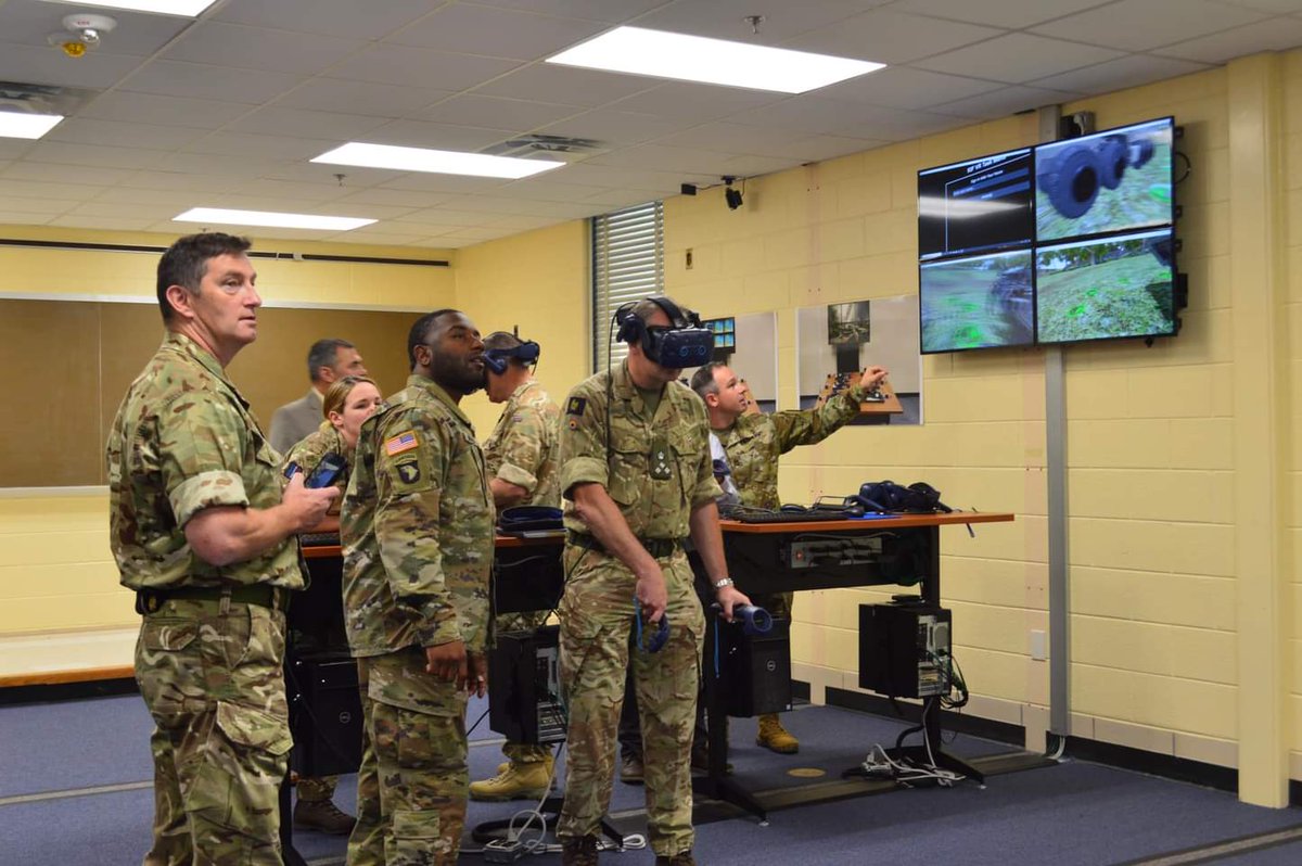 Petroleum and Water Department (PWD) (@qms_pwd) on Twitter photo On 18 May, the Petroleum and Water Department hosted <a href="/CaldicottMike/">Mike Caldicott</a>, the Commandant of the Defense College of Logostics. BG Caldicott received a demonstration on various virtual training tools such as the virtual reality for MFS-TRM, PQAS-E and the 3K ROWPU.
<a href="/QMS_Commandant/">56th Quartermaster General</a> On 18 May, the Petroleum and Water Department hosted <a href="/CaldicottMike/">Mike Caldicott</a>, the Commandant of the Defense College of Logostics. BG Caldicott received a demonstration on various virtual training tools such as the virtual reality for MFS-TRM, PQAS-E and the 3K ROWPU.
<a href="/QMS_Commandant/">56th Quartermaster General</a>