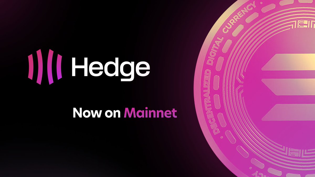 ✨The time has come - Hedge mainnet beta is live!

➡️ Get an interest-free loan against your SOL at hedge.so

🦔 More collateral coming soon, stay up to date at discord.gg/Y3gh4Phh4W

🧑‍🌾 Earn $HDG and $ORCA rewards in our Stability Pool and <a href="/orca_so/">Orca 🌊</a> Whirlpools