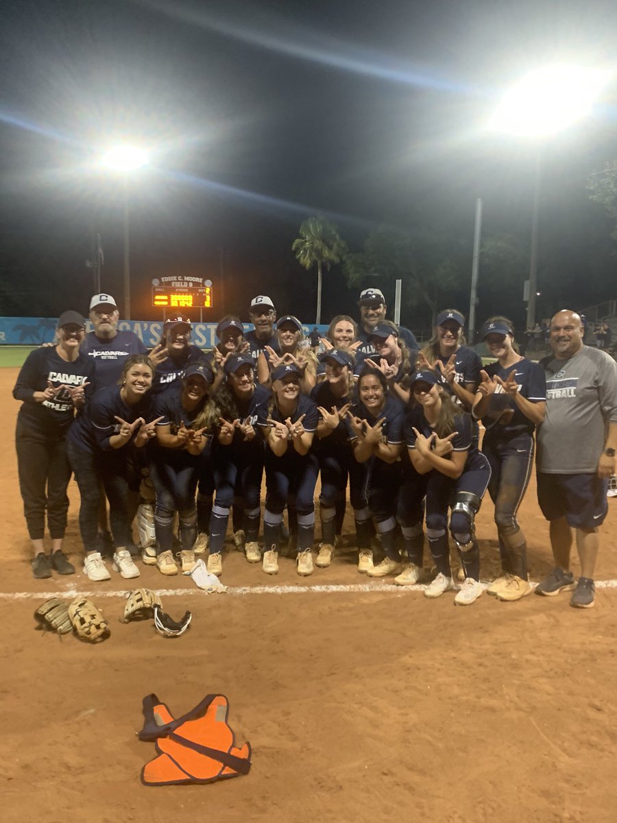 Congratulations to the Warrior Softball Team on their 10-3 victory over Holy Names to win the FHSAA 3A Regional Championship. The team advances to the Final Four State Championship—a first for softball in school history. #WeAreWarriors