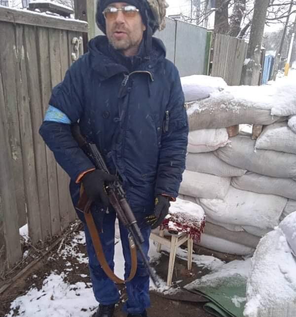At 31 Yablunska Street, Ivan Skyba, a 43-year-old builder, and five other volunteer fighters had been manning a makeshift checkpoint when the Russians returned. They had a grenade, bulletproof vests and a rifle between them, Mr. Skyba told The Times.