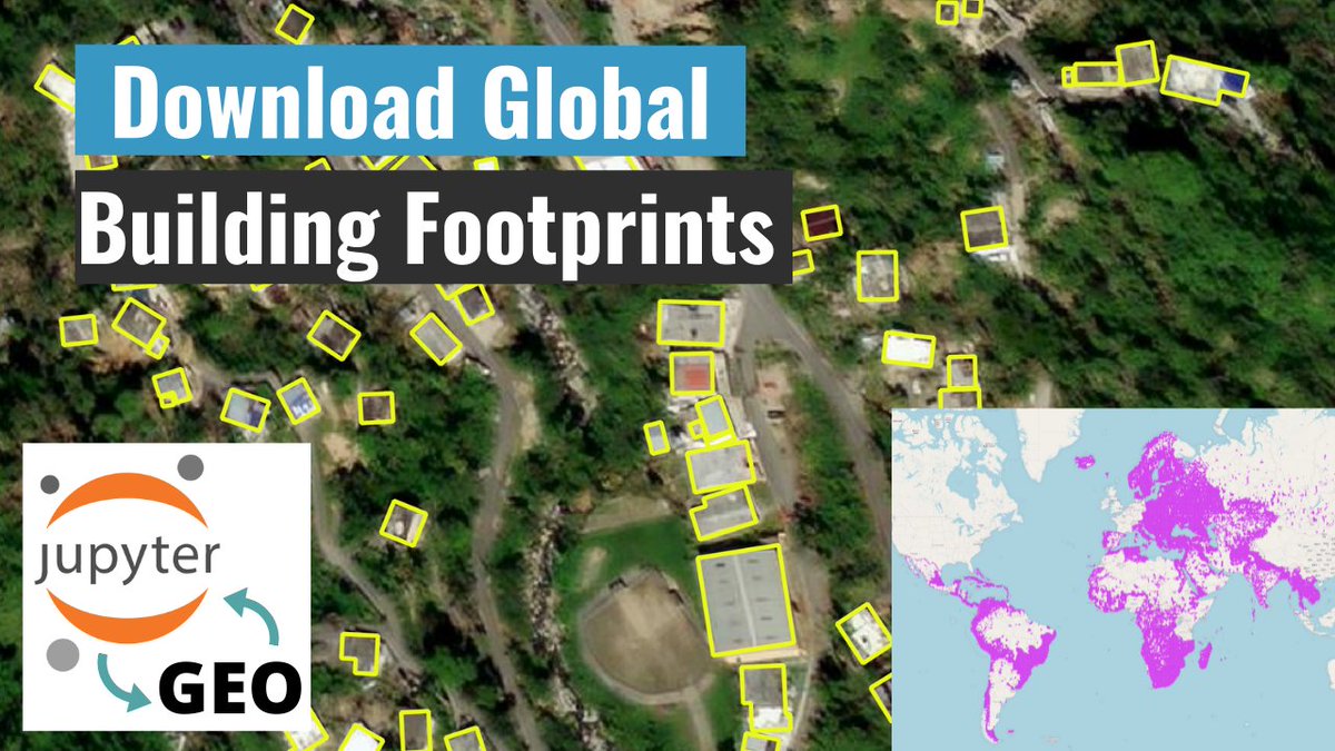 Video Tutorial: How to download the Microsoft global building footprint data with only one command👇

YouTube: youtu.be/A4rJC3MciJM

#leafmap #gischat #geospatial #machinelearning #OpenData