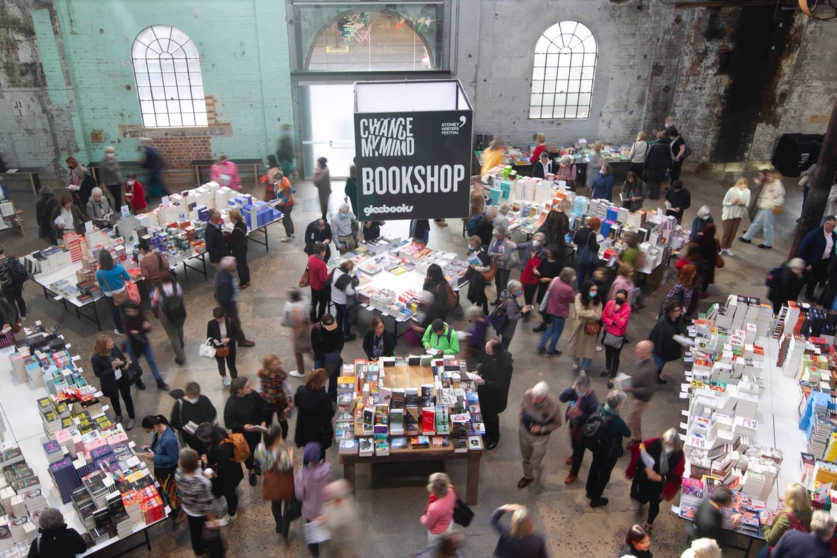 The @Gleebooks Festival Bookshop is back at Carriageworks, offering a thrilling selection of titles to explore. Browse the huge range of books by Festival authors between sessions – and don’t forget to get your books signed! #SydneyWritersFestival