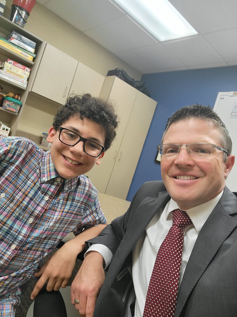 CF_CAPS's tweet photo. Fortunate to have the opportunity to participate in the Hansen Elementary 6th Grade exit interviews. These two young men did a nice job dressing professionally, presenting their artifacts, and pitching why they would be a good addition to a team.
#FutureCAPers https://t.co/BlOjVBgYg3