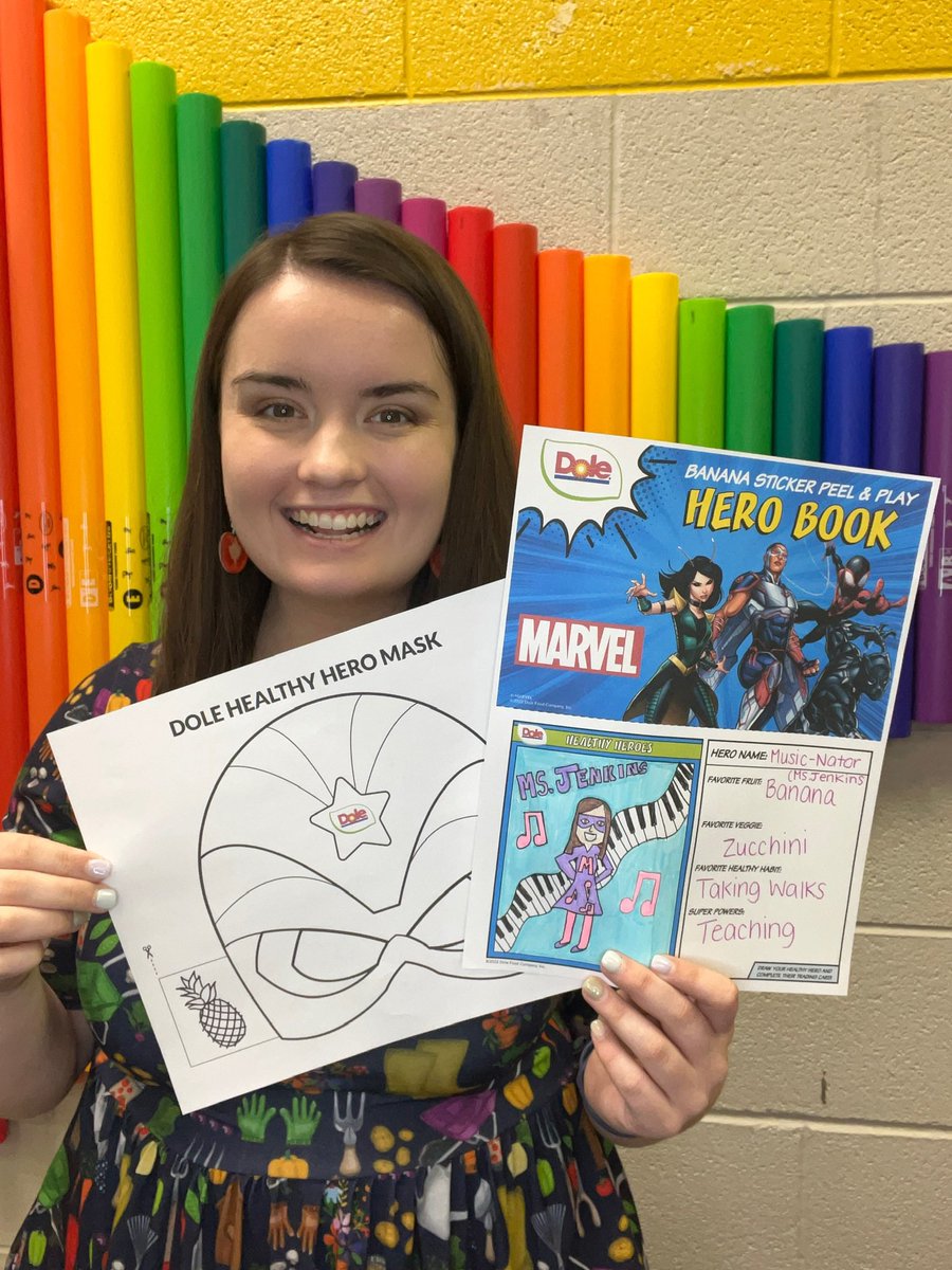 chromaticteach's tweet photo. I am so excited to announce that I am collaborating with Dole Food Company for their new Marvel-inspired initiative called “Dole Healthy Heroes, Unite!” Dole wants to recognize the people who are everyday heroes in all walks of life, including teachers, to encourage them to (🧵) https://t.co/C9AFc40zSb