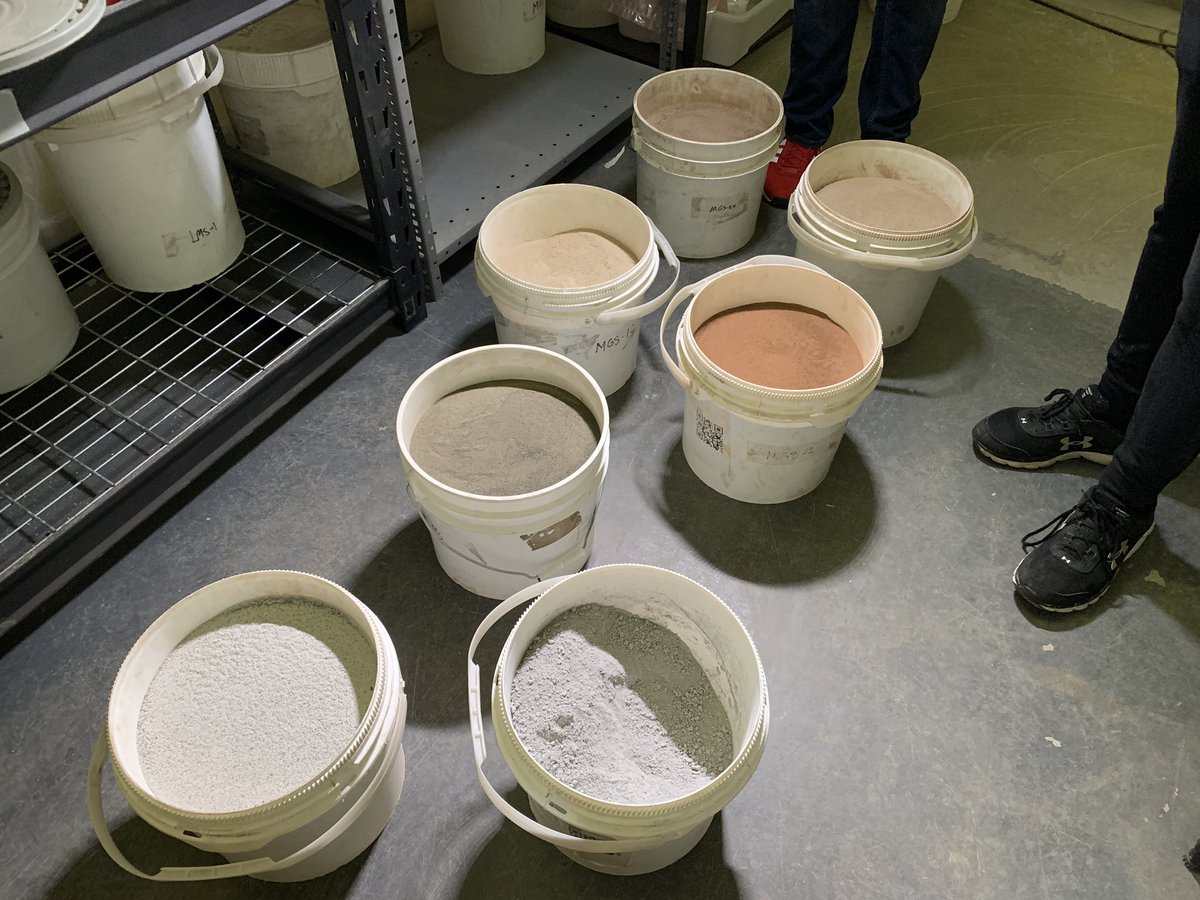 Fox35Matt's tweet photo. I had an out-of-this-world time at @ExolithLab this morning! @UCF researchers showed me how they’re creating building materials and growing plants using similar soil to that on the moon and Mars. One day this will help humans living on other worlds. #FOX35 https://t.co/rxCJbcyHpn