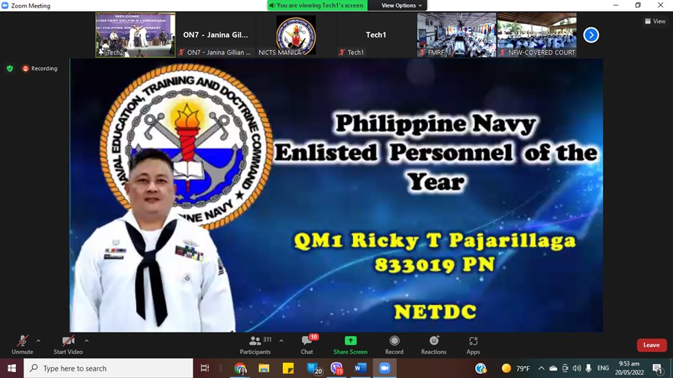 Philippine Navy Enlisted Personnel of the Year: QM1 Ricky T Pajarillaga PN
