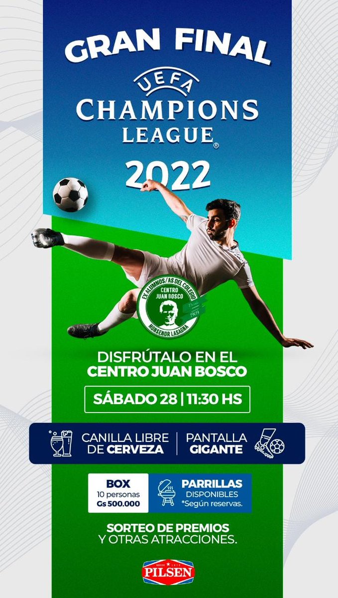 Les esperamos para disfrutar de la Gran FINAL ⚽🏆