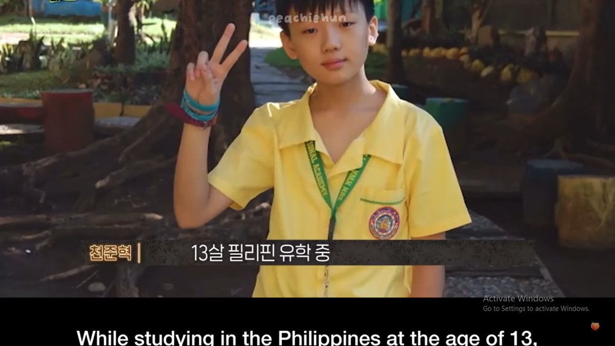 hyunhwitaejun3's tweet photo. I just found out that Junhyeok studied in the Philippines when he was 13. WAAAAH. It was where he started to dream becoming a singer.

School: Sun Hwa International Academy
#TNX #티엔엑스 https://t.co/Gpe3JtpHan
