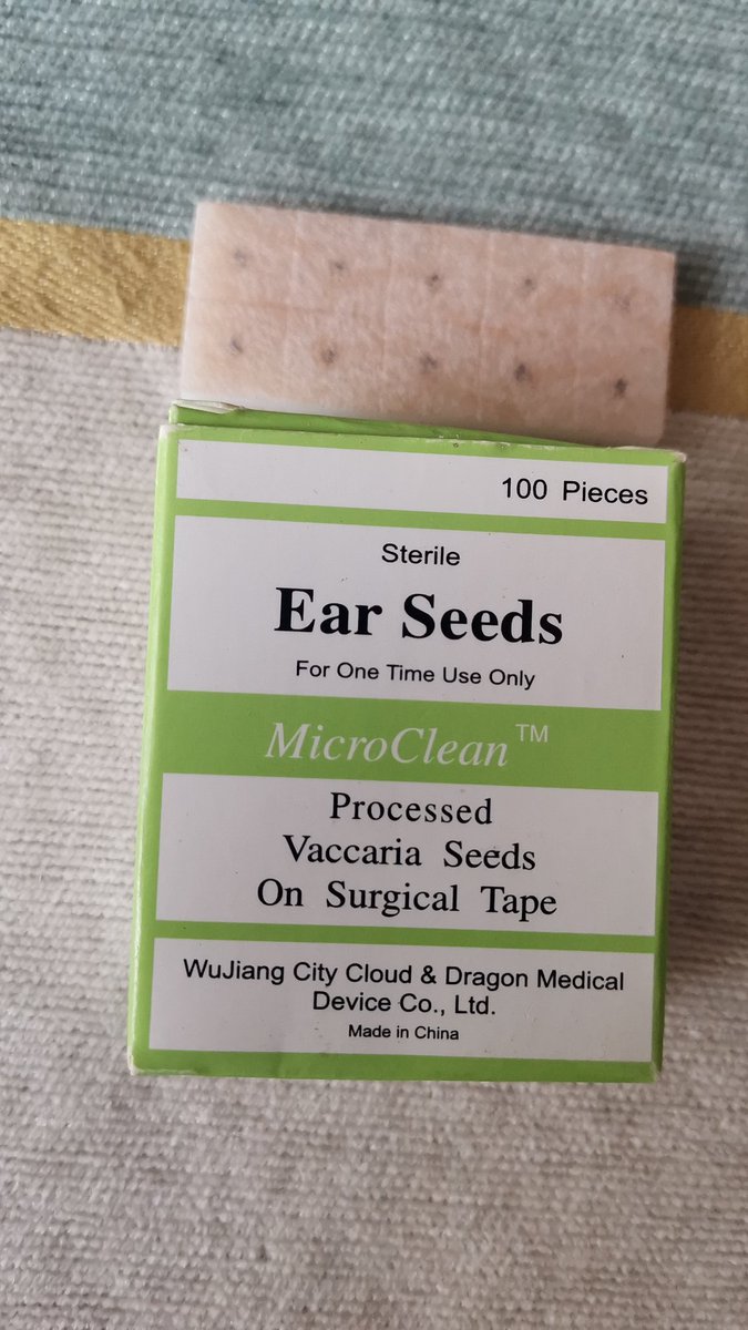 Johnny_Chu2018's tweet image. Ear seeds