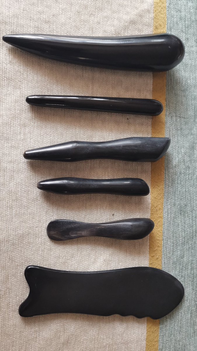 Johnny_Chu2018's tweet image. Buffalo Guasha tools .