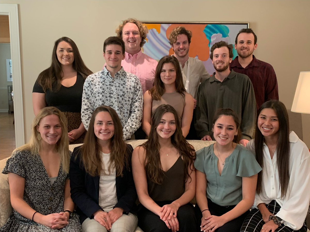 AustinCollegeWP's tweet photo. With amazing scholar athletes comes amazing accomplishments. Day in the life of an AC WP member!! Madi Taylor and Sam Skinner created art galleries this semester, while 12 SRs were recognized as National Honor Society Members🦘 #RooNation @CWPAWaterPolo @MPSFMensWP @USAWP #GROWwp https://t.co/PPbceOFD0L