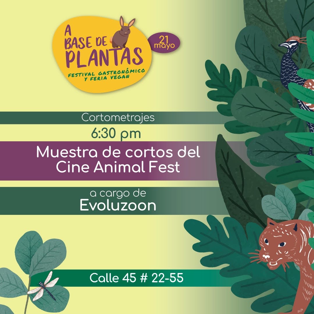 BOGOTÁ!! Sábado 21 de mayo en La Hoguera (calle 45 # 22 55) FESTIVAL A BASE DE PLANTAS. Conversatorios, proyecciones, rifas, gastronomía, estampado y mucho más Agradecimientos a <a href="/Navegante/">Navegante</a> por la invitación ENTRADA LIBRE!  #FinDelEspecismo #PorLaVidaYLaLibertadDeLosAnimales