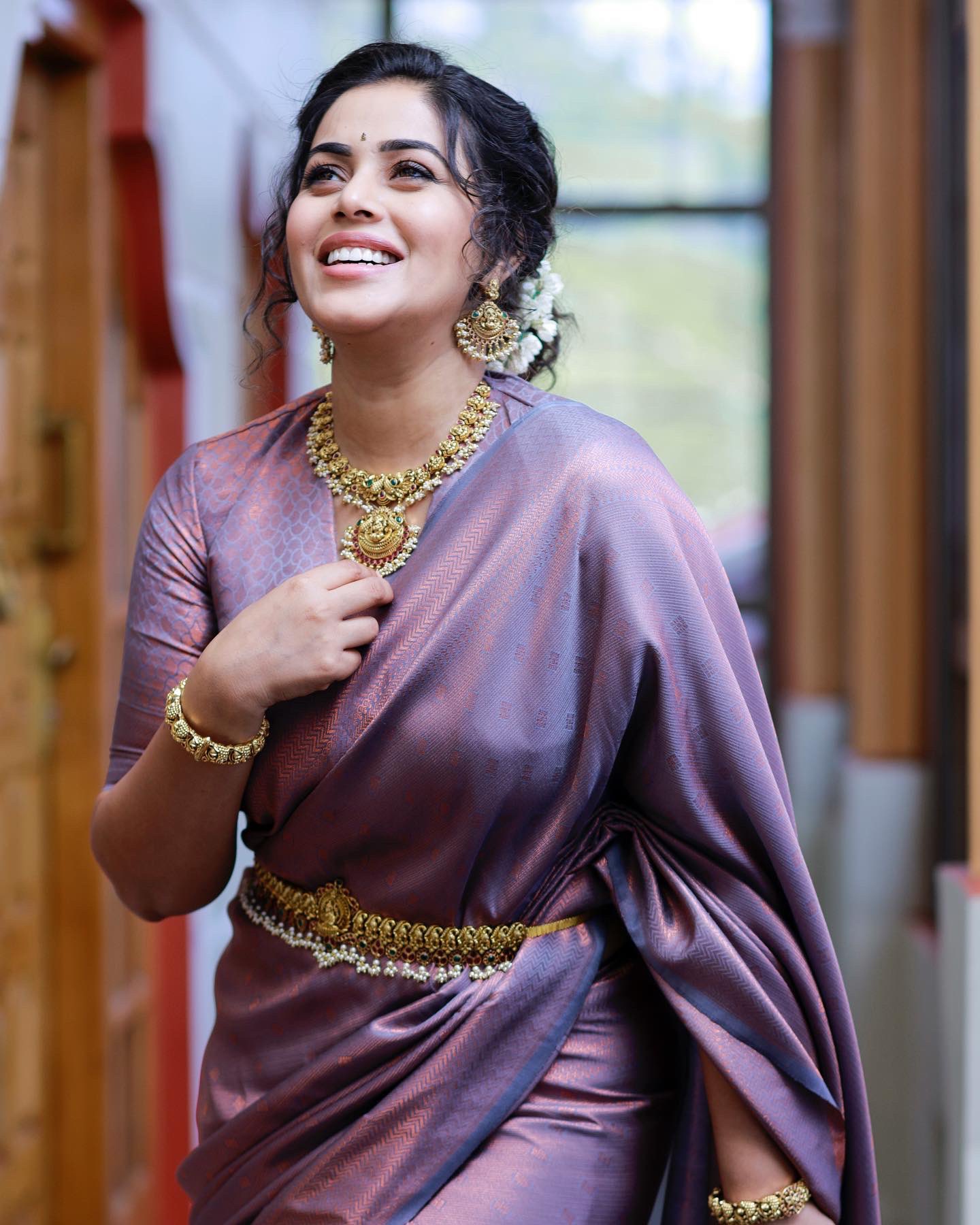Christian wedding sarees manthrakodi top