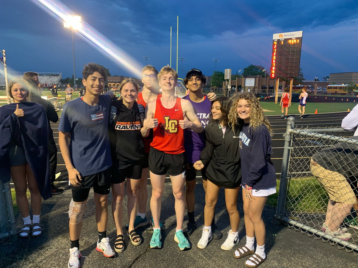LionsAthletics's tweet photo. #LCSTRACK Noah Price is your Sectional Champion in the 1600 and 3200!!!  Flying’ Lion!  Way to go Noah! https://t.co/v957Juu2T7