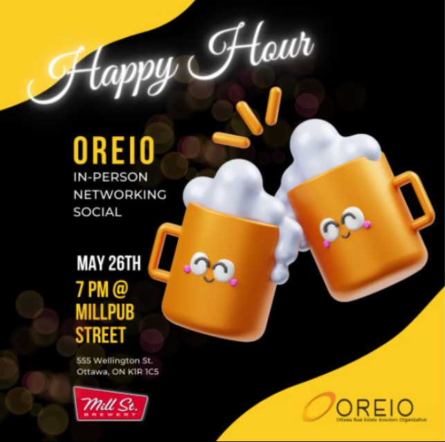OREIO_org's tweet image. We are excited to announce OREIO's first in-person Networking event at the Mill Street Pub on May 26th at 6:30pm. 

Maximum capacity is 100 so please register to RSVP and save your spot.

*Food and Beer tickets will be provided to active members.

oreio.org
