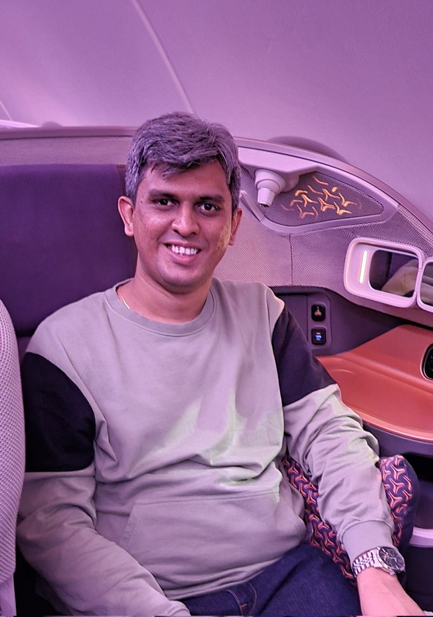 tejasghongadi's tweet photo. (1/n) Finally, after 2+ years of Covid &amp; a lot of studying of #Airmiles during this, I got to do my 1st redemption business class flight.

HDFC Infinia RP -> #Krisflyer Miles

The result was this. I must say I was jumping in excitement like a baby. Dont let the image fool you! 🤣 https://t.co/Kj4BAEj3qn