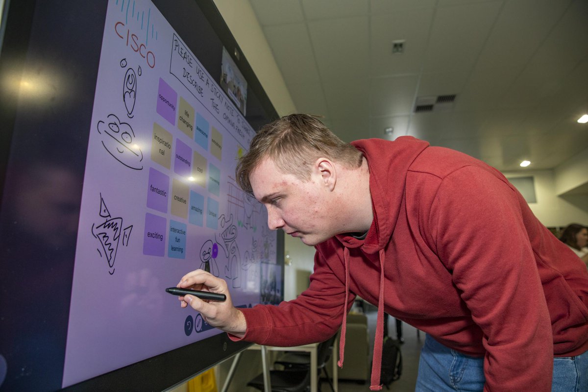 OmniaInclusive's tweet photo. In #Albury, we launched our first Omnia Fresh Food Skills Development Studio to complement our mini-@Woolworths training supermarket! Huge thanks to @FujitsuAU for providing laptops &amp; @CiscoANZ, a #Cisco Webex Board to enable our participants to further enhance their skills. https://t.co/CS7Q5lUpPm