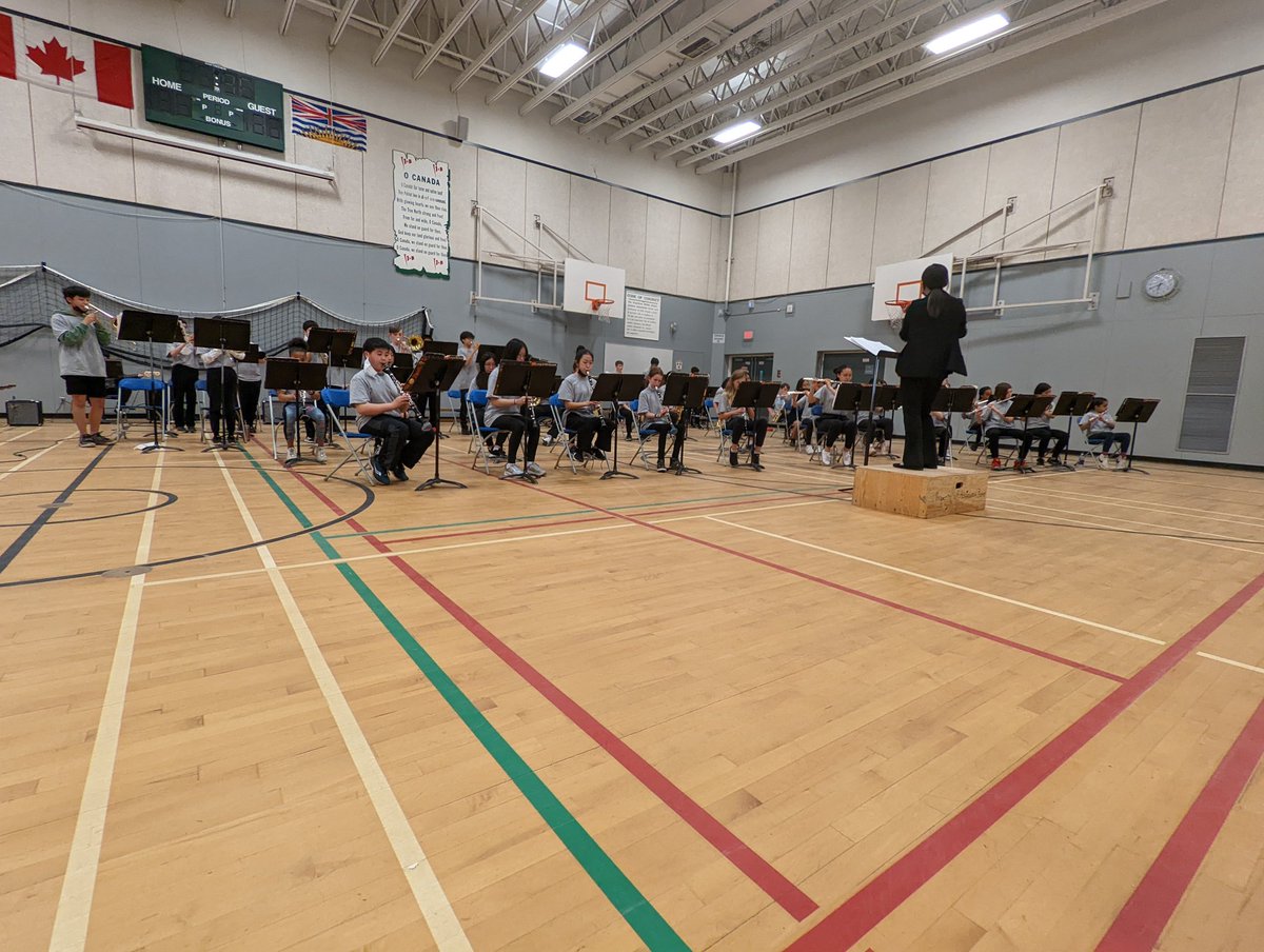 Our beginner and advanced bands put on a wonderful concert this evening and we even got to have family members as an audience! Thank you to our band teacher Ms. Ong for all her hard work and congratulations to all our band students, your hard work has paid off! <a href="/sd43bc/">School District 43</a>