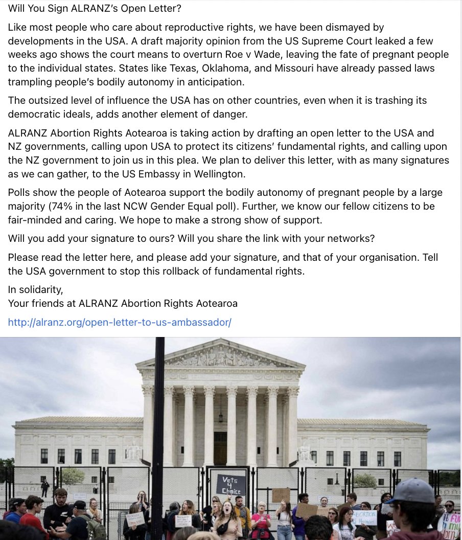 Here's the link to the letter. Please sign: alranz.org/open-letter-to…