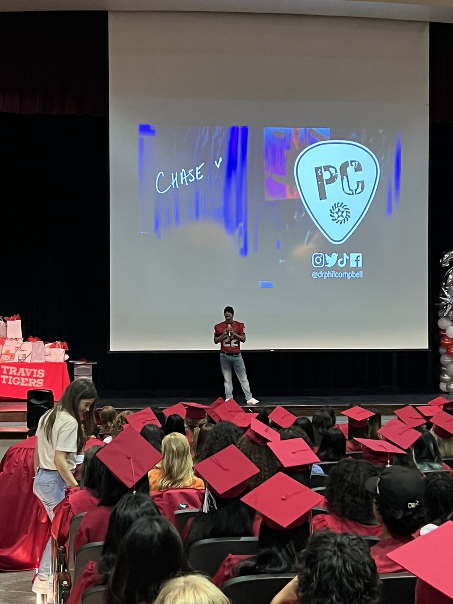This has been a great week! It started with Senior sunset and our wonderful <a href="/travclass2022/">THS Class of 2022</a> officers did an excellent job! Today we celebrated our seniors with senior walk and guest speaker <a href="/drphilcampbell/">PC 🎸🤘🏽</a> It’s a great day (and week)to be a Travis Tiger!