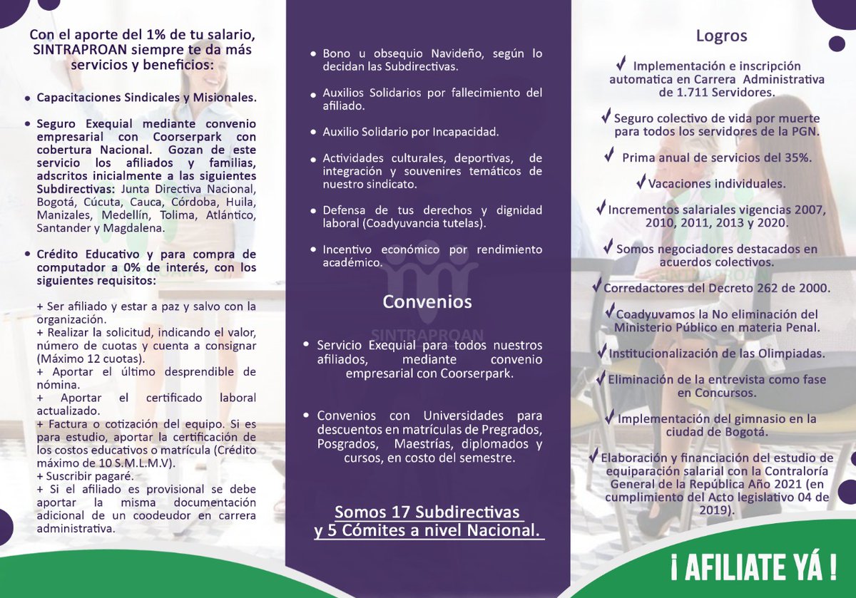 Sintraproan Nacional tweet media
