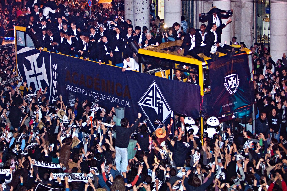 Neste dia, há 10 anos, a Académica conquistava a Taça de Portugal 🏆