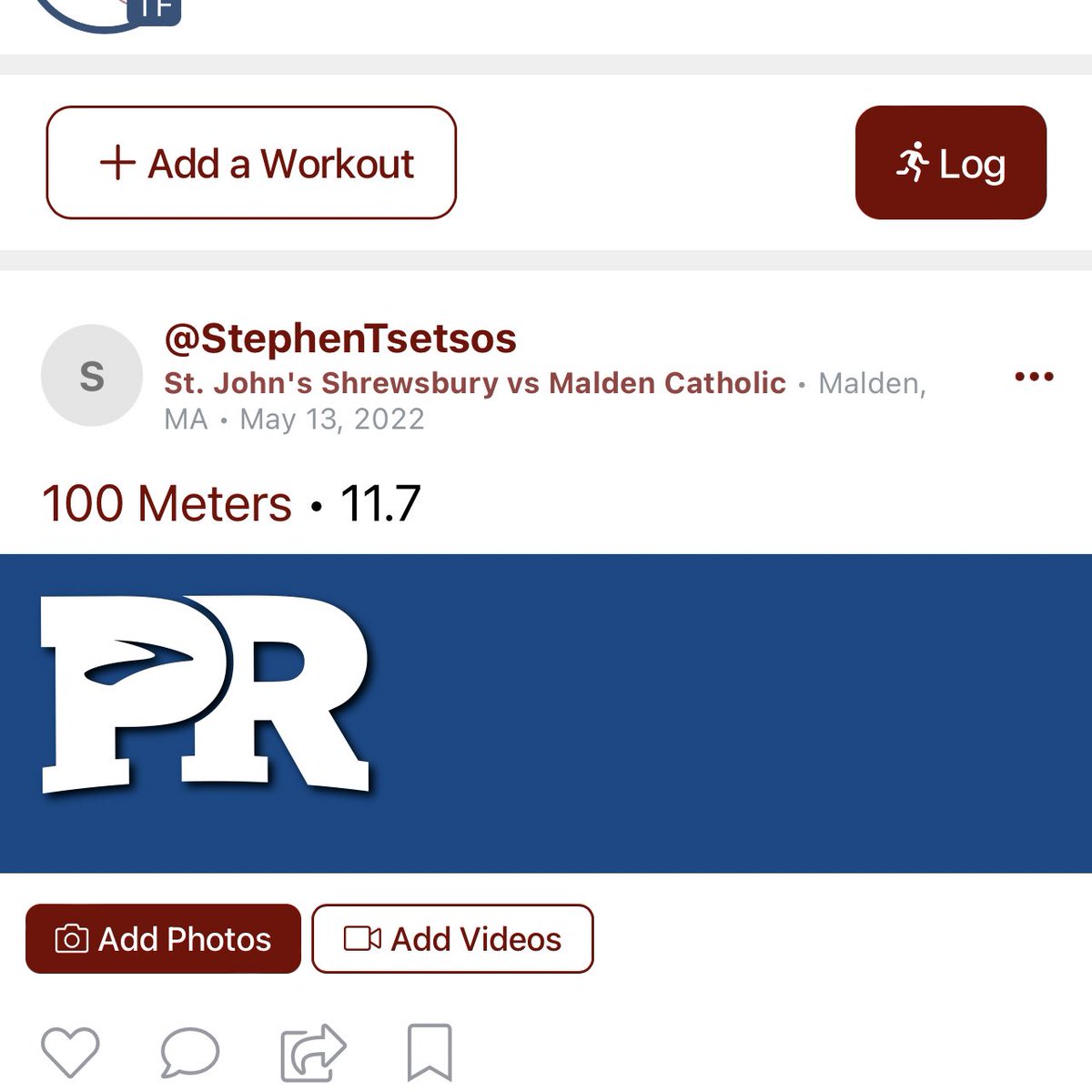Steve Tsetsos (@steve_tsetsos) on Twitter photo 11.7 PR at Malden Catholic last week✅ Off season going well. <a href="/SaintJohnsFB/">Saint John's HS Football</a> <a href="/SJHS_TrackField/">Saint John's HS XC & TF</a> @CC_SportsInfo 11.7 PR at Malden Catholic last week✅ Off season going well. <a href="/SaintJohnsFB/">Saint John's HS Football</a> <a href="/SJHS_TrackField/">Saint John's HS XC & TF</a> @CC_SportsInfo
