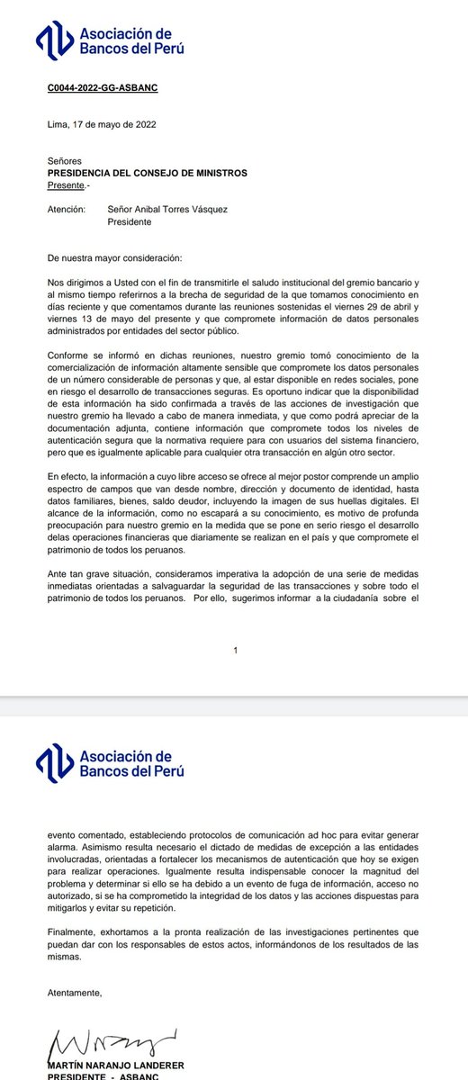 omneco's tweet image. Gravisimo solo en Peru,por esto caen gobiernos en otros países.

se han filtrado nuestros datos personales y privados por parte de las instituciones del estado que cautelan esta información.

ponen en riesgo nuestra integridad personal y familiar.

Cada dia estamos peor.
