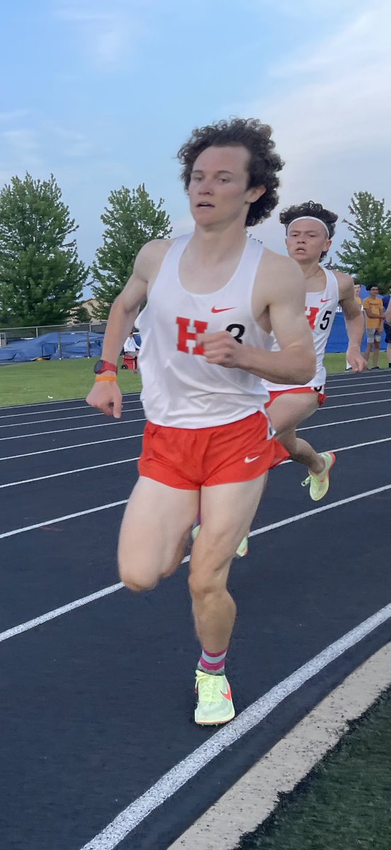 HerseyXC's tweet photo. Oiler got tripped/spiked at the start which got the race called back. He ran a GUTSY race on a destroyed spike! LIAM QUALIFIED ON THE NUMBER! What a crazy 1600! Naughton is state bound in the 16!!! #OilerStrong #StrongerTogether #FastIsFun #StillSmiling https://t.co/GSjYkthTDT