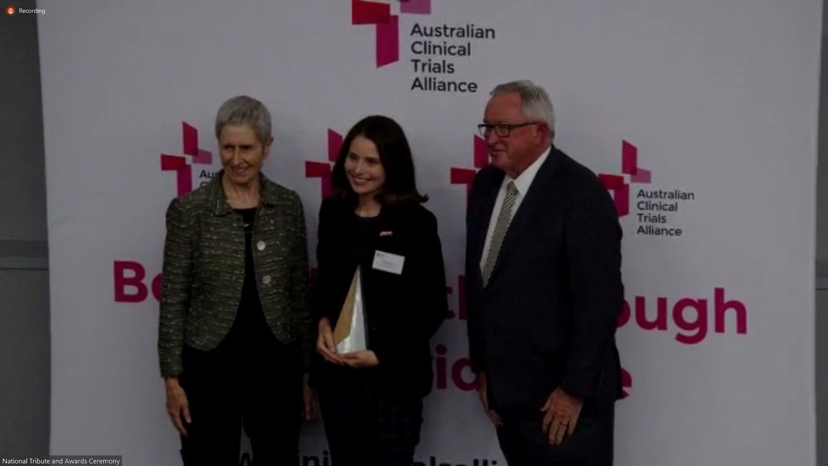 georgeinstitute's tweet photo. 🏆🏆Congratulations @BruceNeal1 & @EmilyRAtkins + colleagues on winning the @ACTA_org runner-up awards for the #SSaSS & #QUARTET trial respectively!
#ClinicalTrials #clinicaltrialsday2022 #ACTATrialOfTheYear
@BradHazzard @ceo_nhmrc @MTPConnect @TrialsCentre @ResAustralia https://t.co/riiFyrIFUI