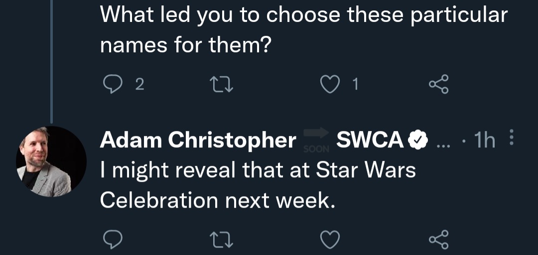 galatians_4_6's tweet photo. So at SW Celebration, Rey's Great grandmother family name will be revealed as 'Martha'? & why was it so? #SaveMartha 🤣 https://t.co/4uApLOfNNa